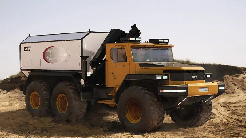 development of options for equipping a wheeled all-terrain vehicle